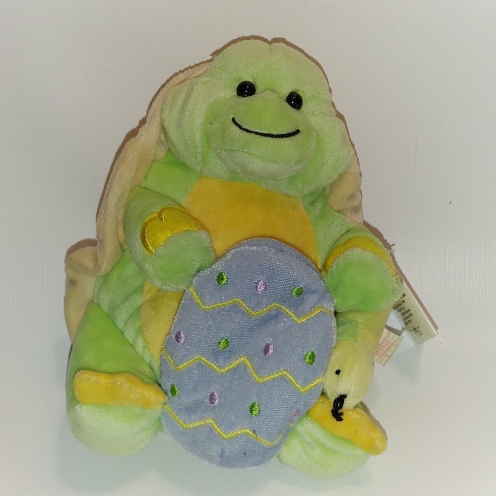CUTE RUSS Turtle in Shell Plush Toy with Surprise NWT
